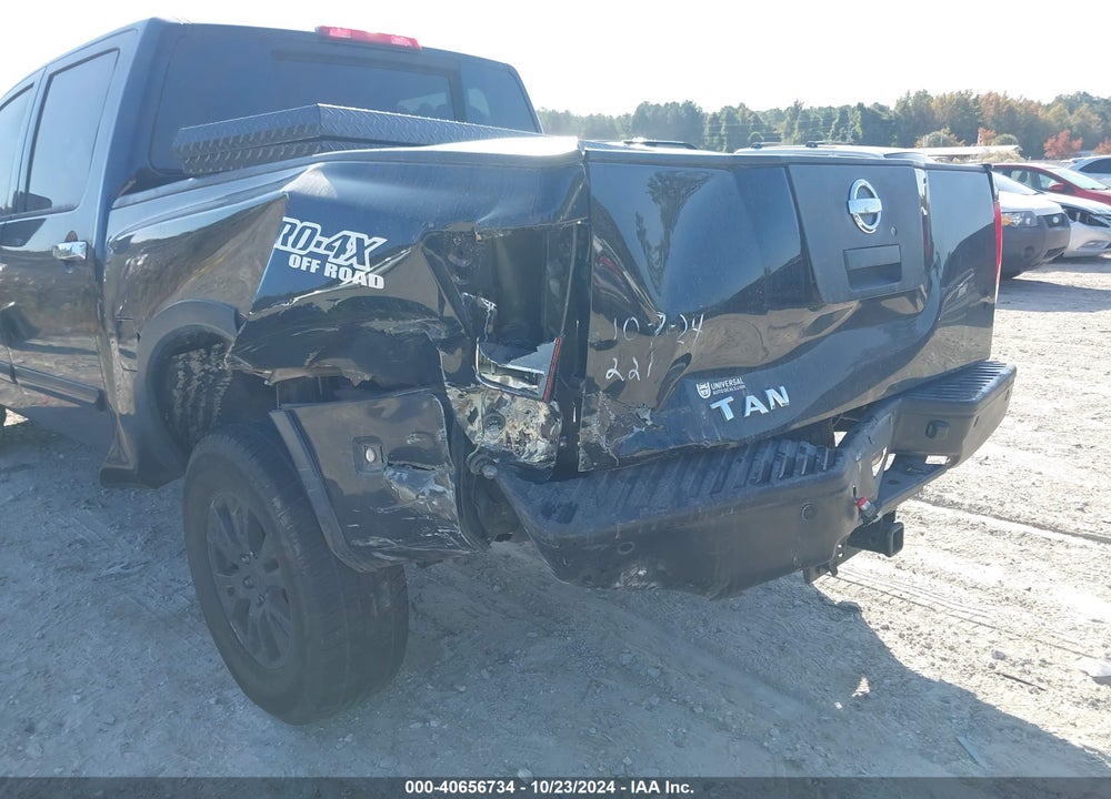 2012 NISSAN TITAN PRO-4X VIN: 1N6BA0EC5CN320587