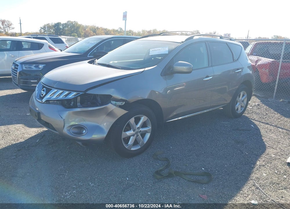 2010 NISSAN MURANO SL VIN: JN8AZ1MWXAW116372