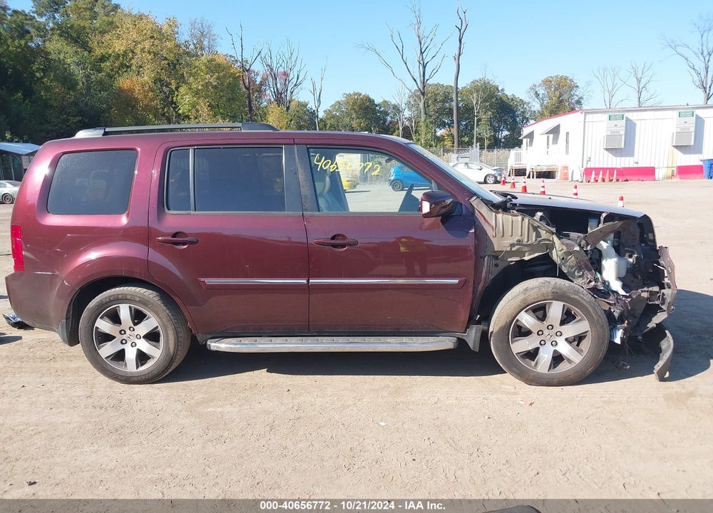2013 HONDA PILOT TOURING VIN: 5FNYF4H97DB026467