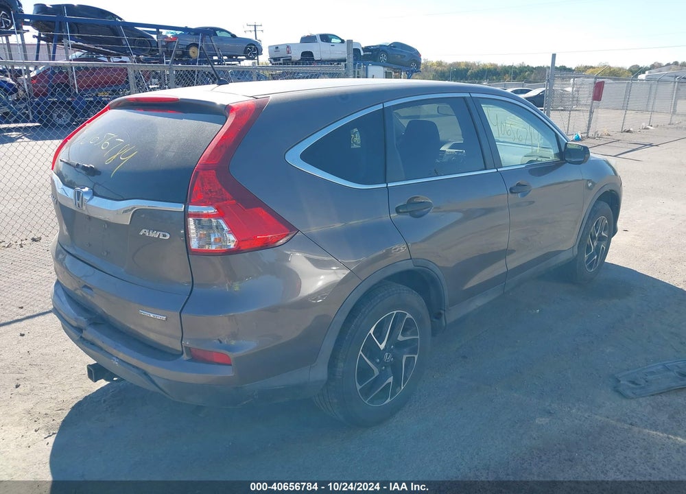 2016 HONDA CR-V SE VIN: 2HKRM4H47GH697819