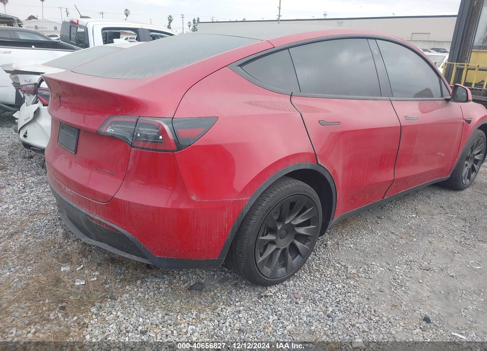 2022 TESLA MODEL Y LONG RANGE DUAL MOTOR ALL-WHEEL DRIVE VIN: 7SAYGDEEXNF350824
