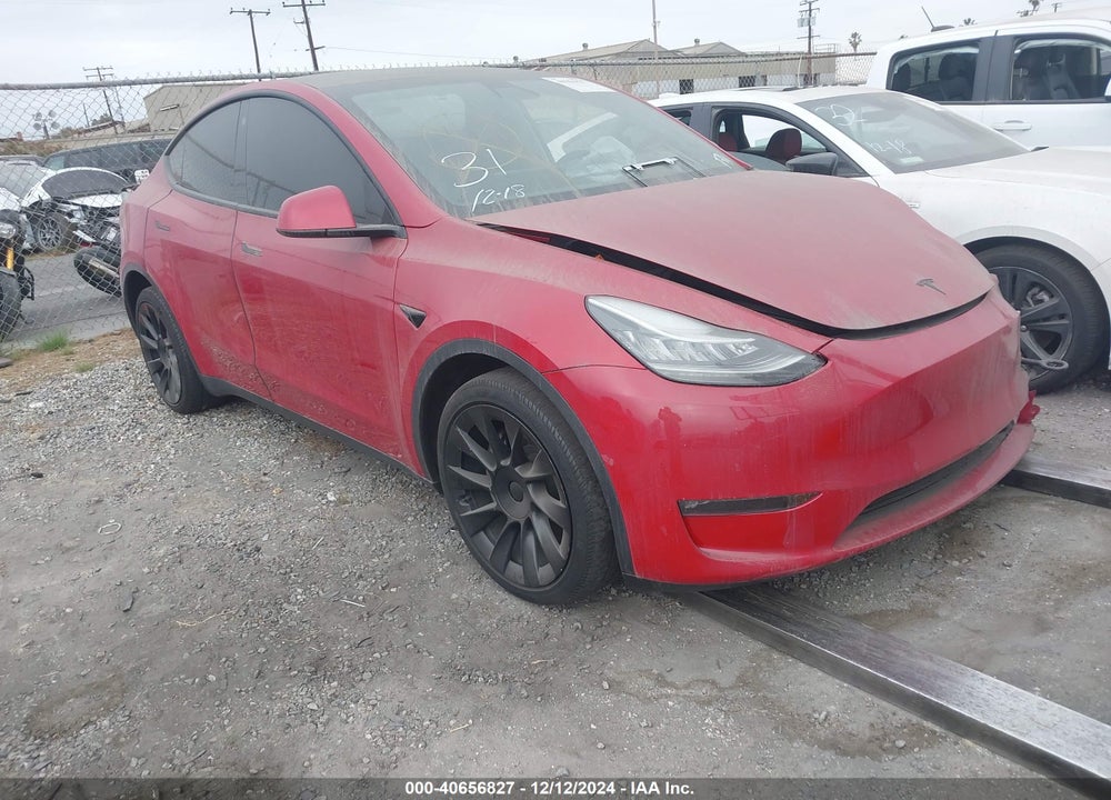 2022 TESLA MODEL Y LONG RANGE DUAL MOTOR ALL-WHEEL DRIVE VIN: 7SAYGDEEXNF350824