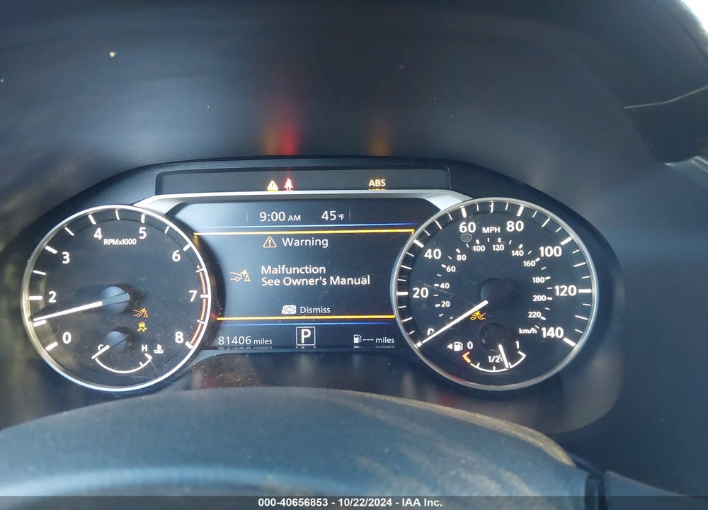 2021 NISSAN ALTIMA SV FWD VIN: 1N4BL4DV9MN343241
