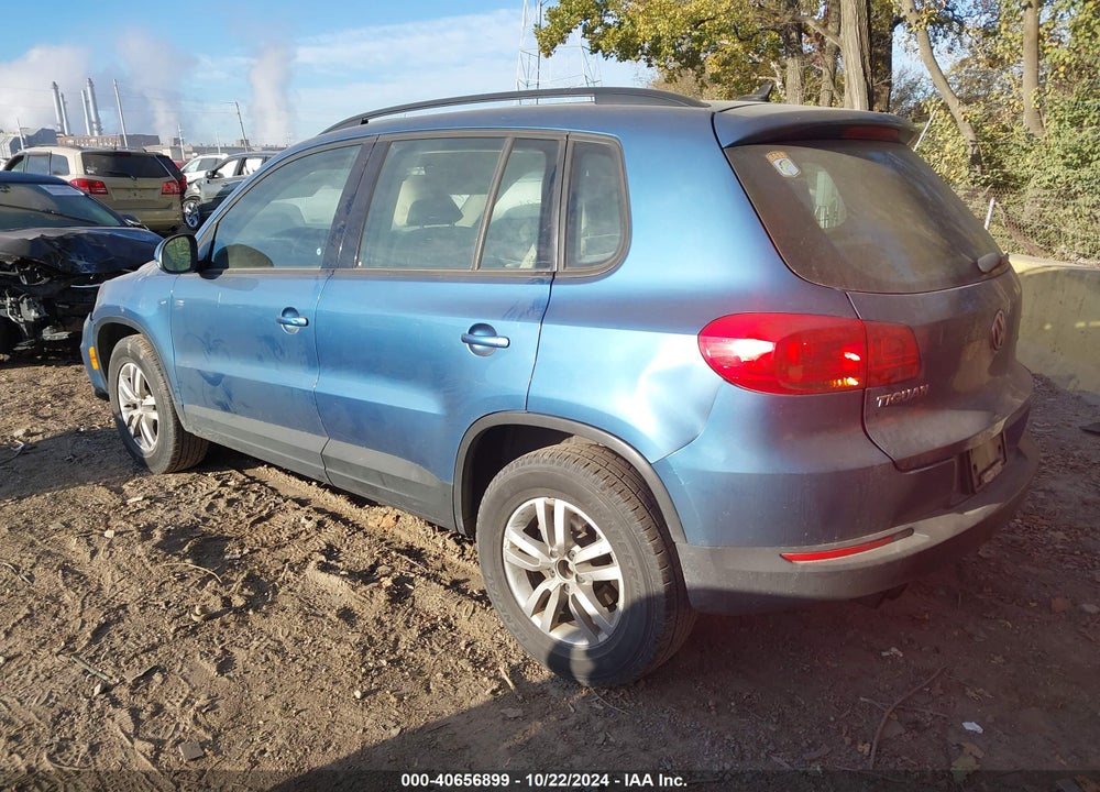 2017 VOLKSWAGEN TIGUAN 2.0T S VIN: WVGBV7AX2HW513155