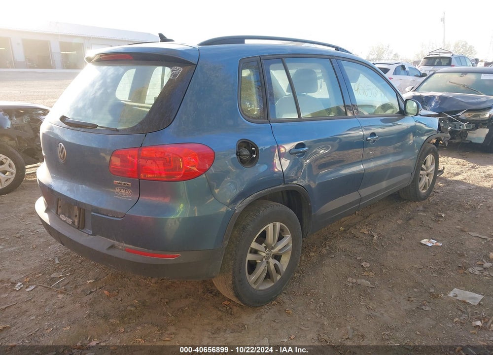 2017 VOLKSWAGEN TIGUAN 2.0T S VIN: WVGBV7AX2HW513155