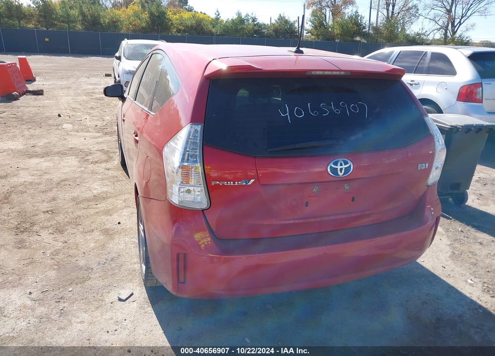 2012 TOYOTA PRIUS V FIVE VIN: JTDZN3EU5C3032306