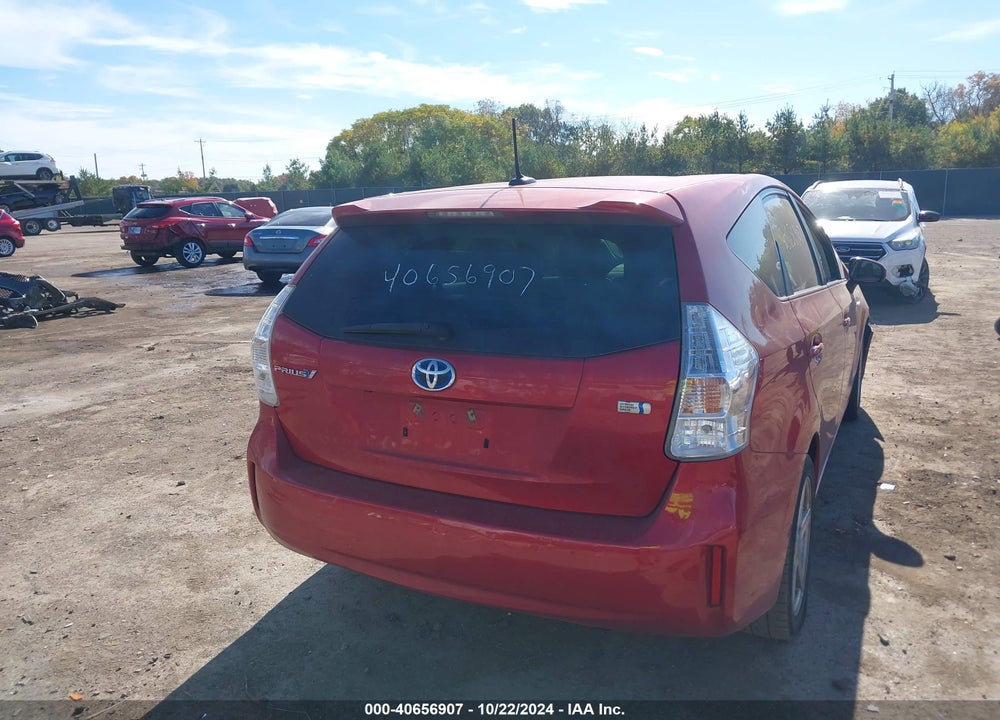 2012 TOYOTA PRIUS V FIVE VIN: JTDZN3EU5C3032306