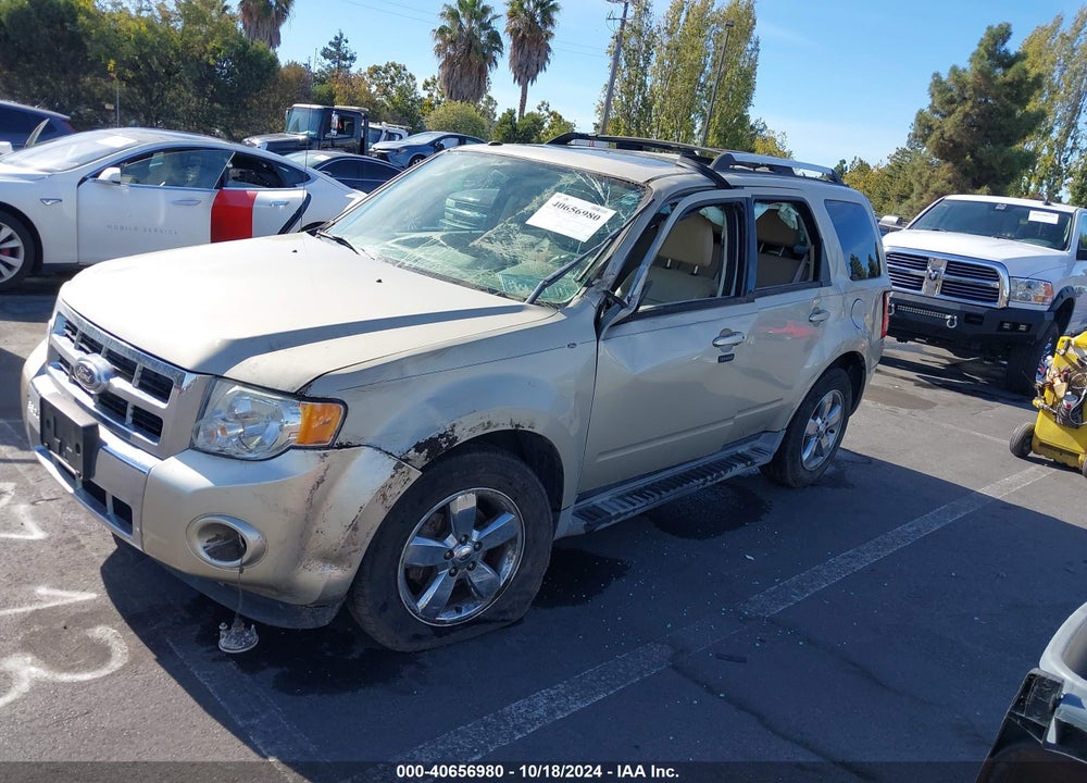 2012 FORD ESCAPE LIMITED VIN: 1FMCU0EGXCKA47595