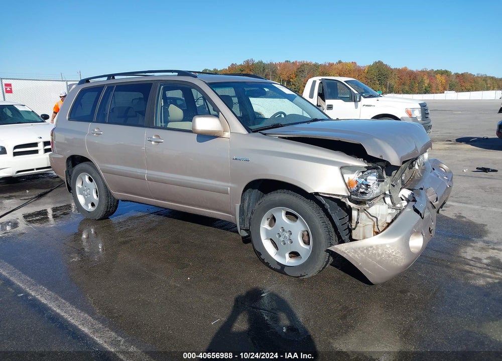 2005 TOYOTA HIGHLANDER LIMITED V6 VIN: JTEEP21A750093509