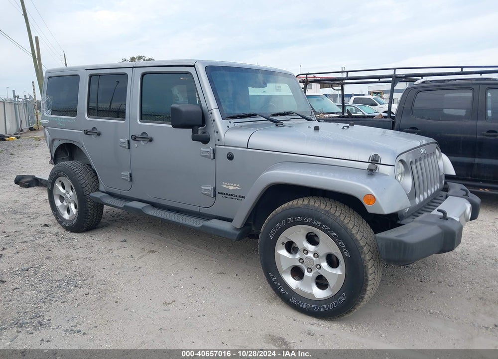 2014 JEEP WRANGLER UNLIMITED SAHARA VIN: 1C4BJWEG2EL110813