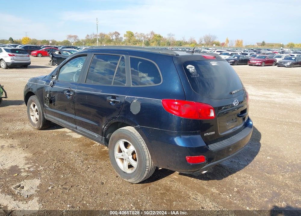 2008 HYUNDAI SANTA FE GLS VIN: 5NMSG13D58H134118