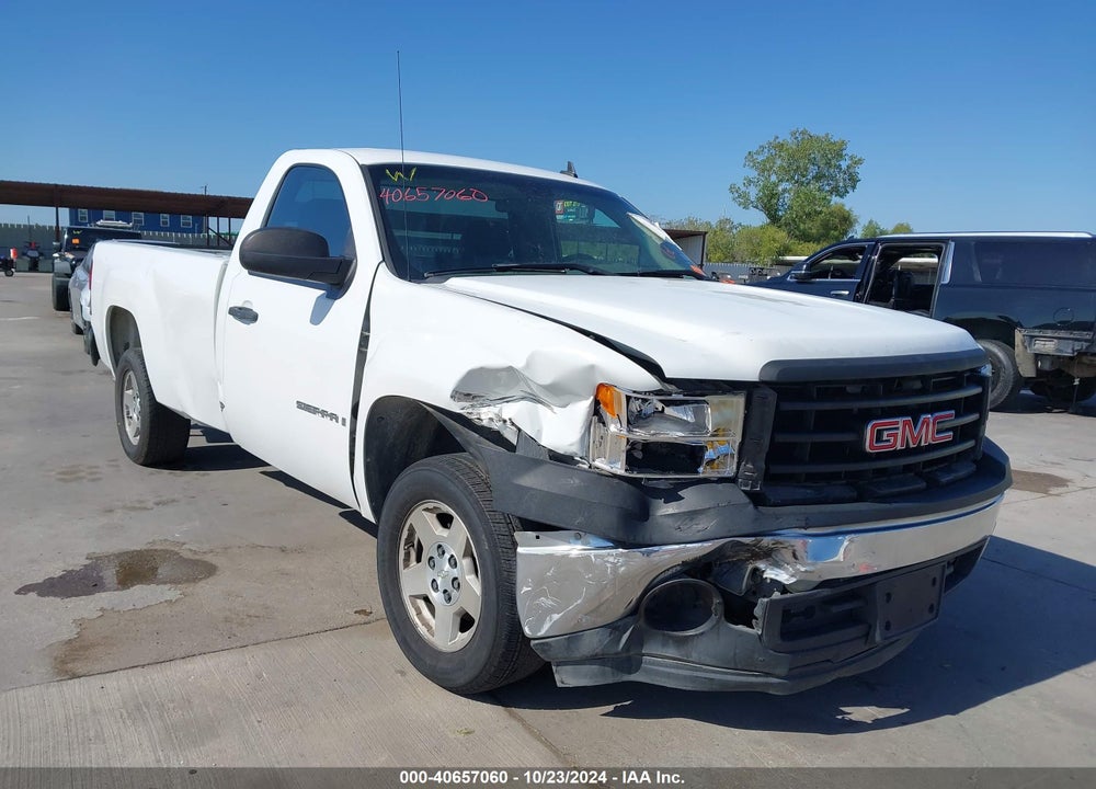 2008 GMC SIERRA 1500 WORK TRUCK VIN: 1GTEC14C08Z244763