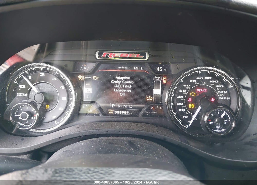 2020 RAM 1500 REBEL 4X4 5'7 BOX VIN: 1C6SRFLT0LN287538