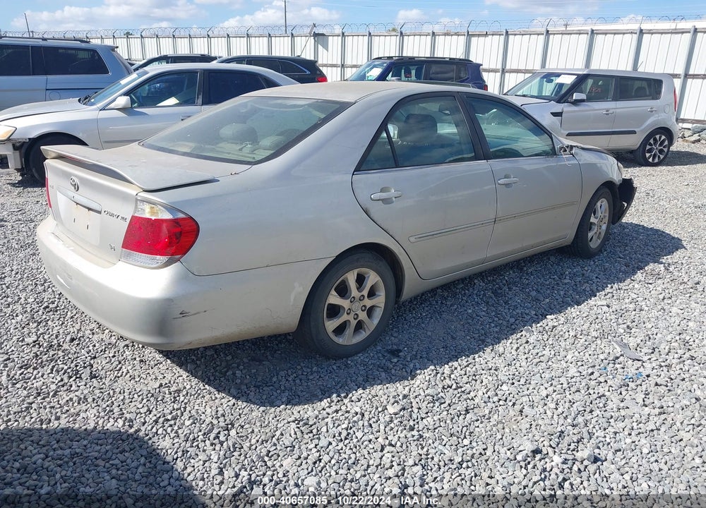 2005 TOYOTA CAMRY XLE V6 VIN: 4T1BF30K25U094260
