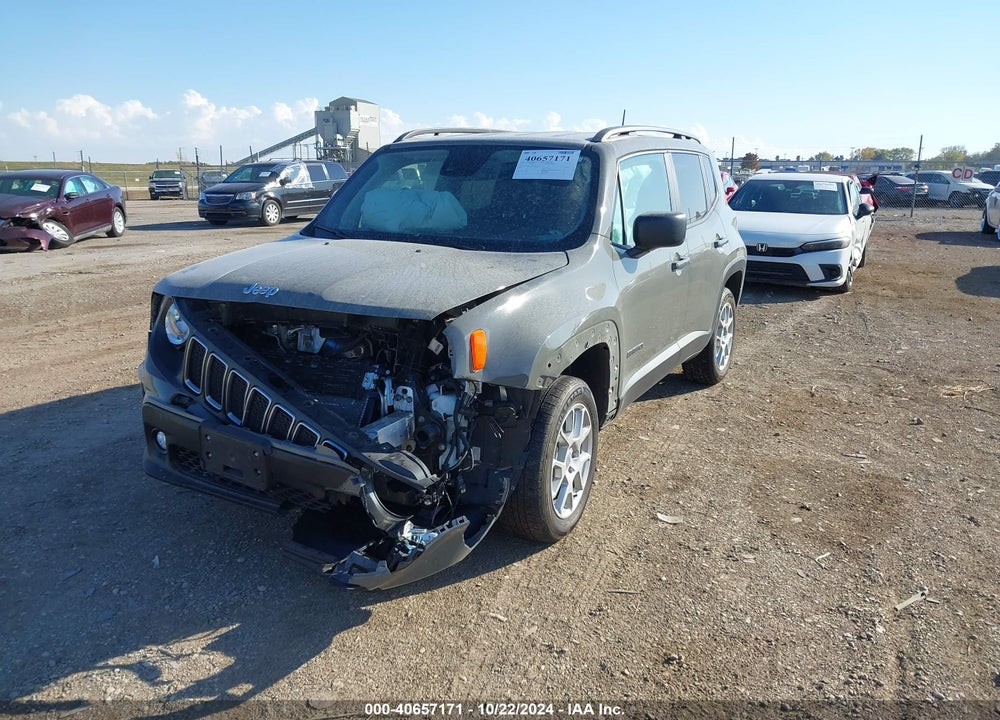 2022 JEEP RENEGADE LATITUDE 4X4 VIN: ZACNJDB14NPN90962