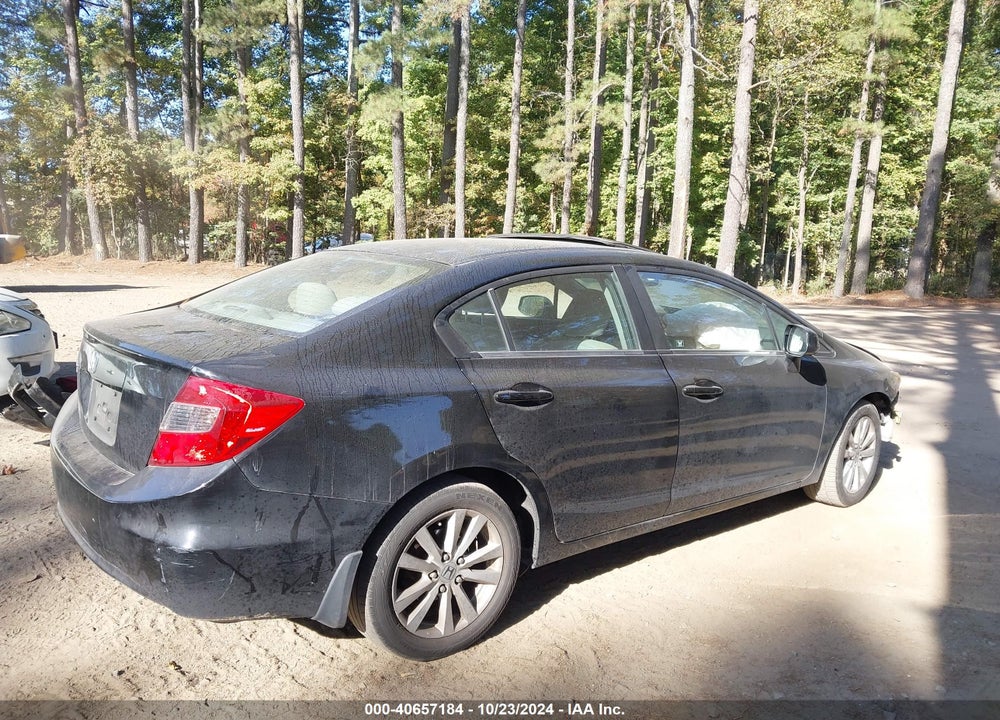 2012 HONDA CIVIC EX VIN: 19XFB2F83CE373493