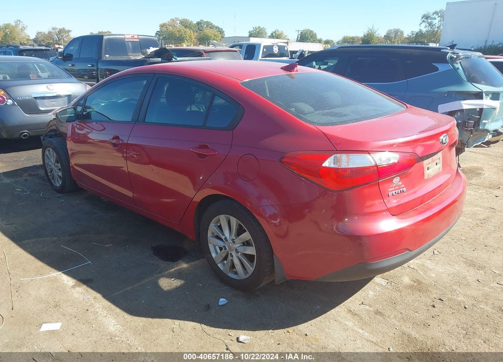 2016 KIA FORTE LX VIN: KNAFX4A66G5572362