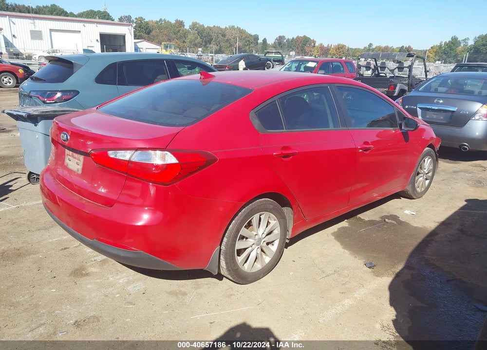 2016 KIA FORTE LX VIN: KNAFX4A66G5572362