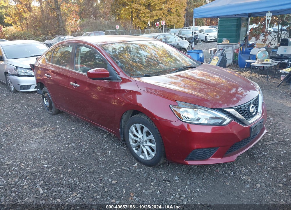 2019 NISSAN SENTRA SV VIN: 3N1AB7AP6KY391783
