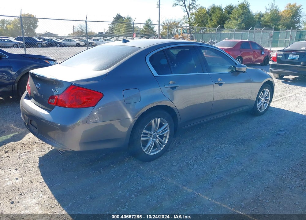2011 INFINITI G37X VIN: JN1CV6AR9BM403097