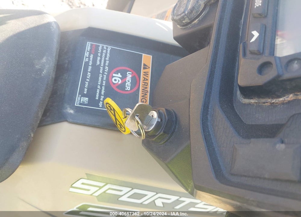2023 POLARIS SPORTSMAN 850 VIN: 4XASXA856PA126840
