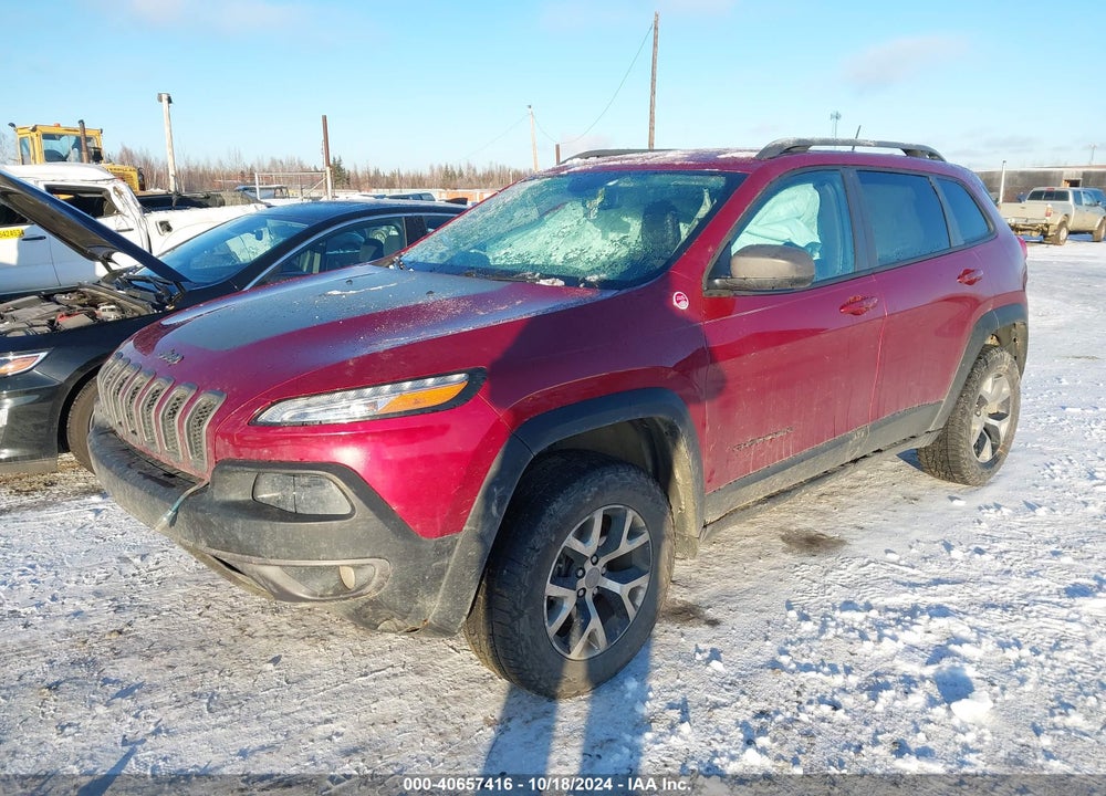 2014 JEEP CHEROKEE TRAILHAWK VIN: 1C4PJMBB3EW162307