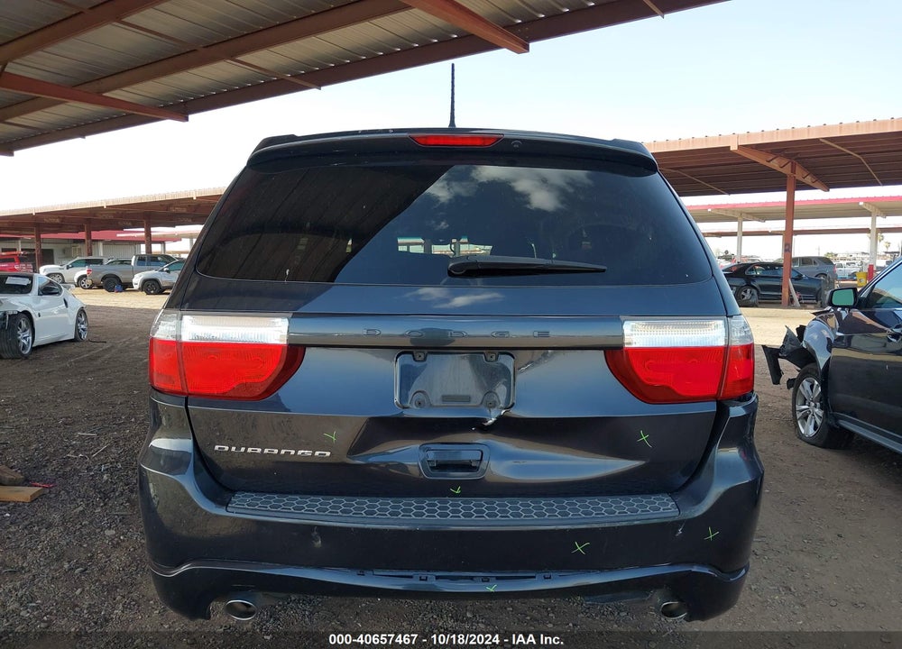 2013 DODGE DURANGO SXT VIN: 1C4RDHAG8DC662015