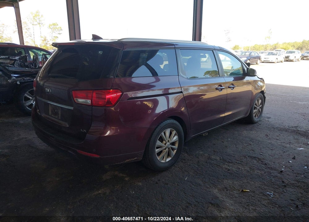 2017 KIA SEDONA LX VIN: KNDMB5C14H6237886