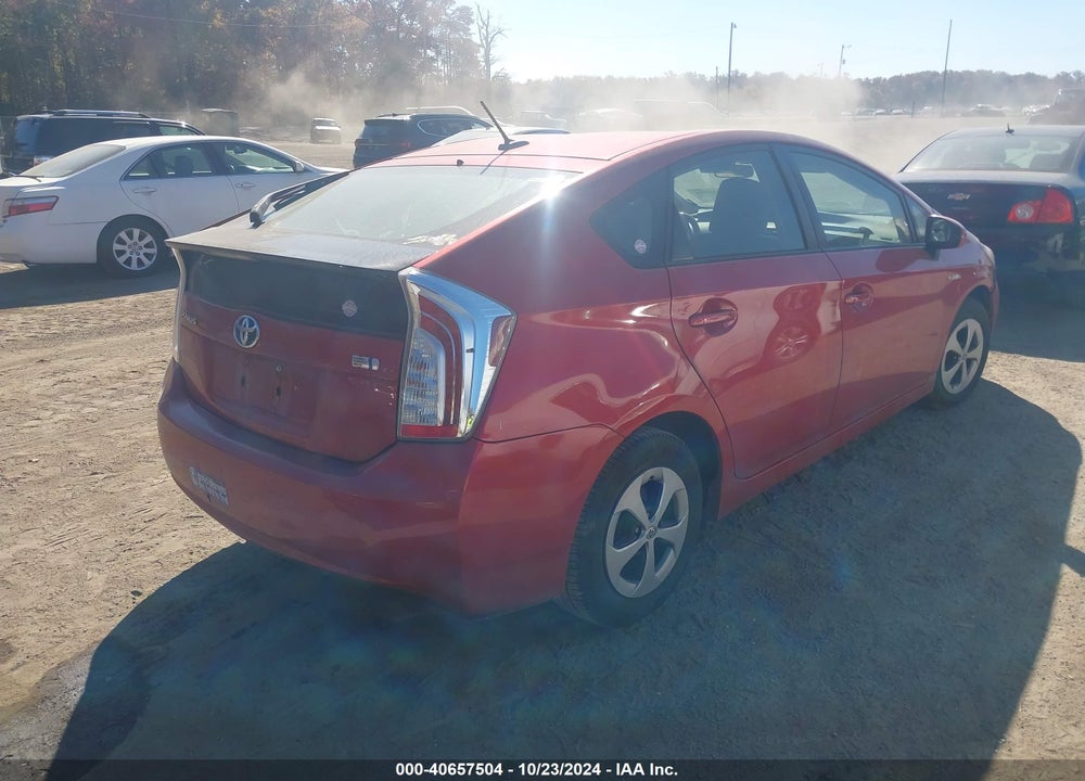2013 TOYOTA PRIUS THREE VIN: JTDKN3DU4D0345336