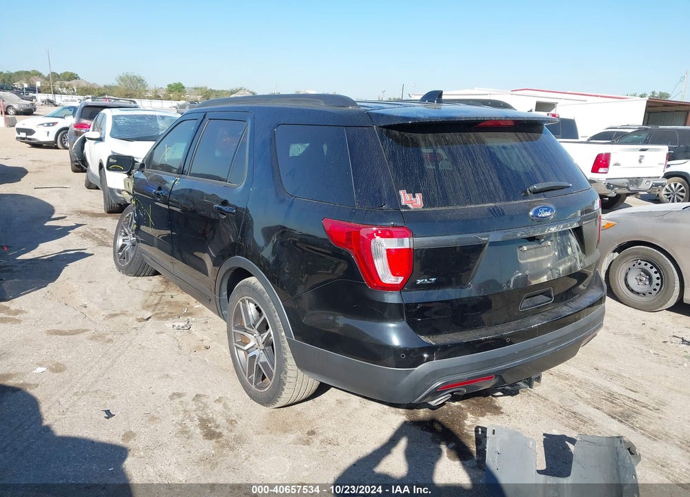 2017 FORD EXPLORER XLT VIN: 1FM5K7D80HGB90258