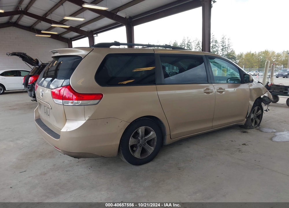 2011 TOYOTA SIENNA LE V6 VIN: 5TDKK3DC1BS126375