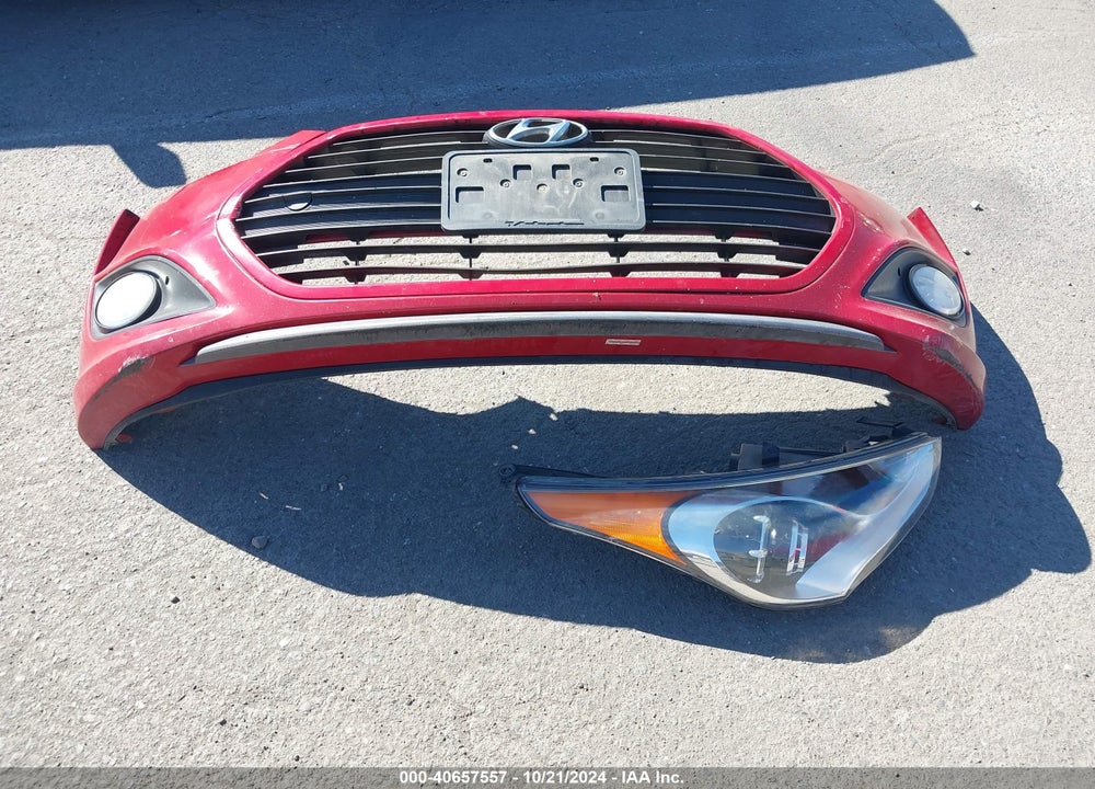 2013 HYUNDAI VELOSTER TURBO W/BLACK VIN: KMHTC6AE2DU114383