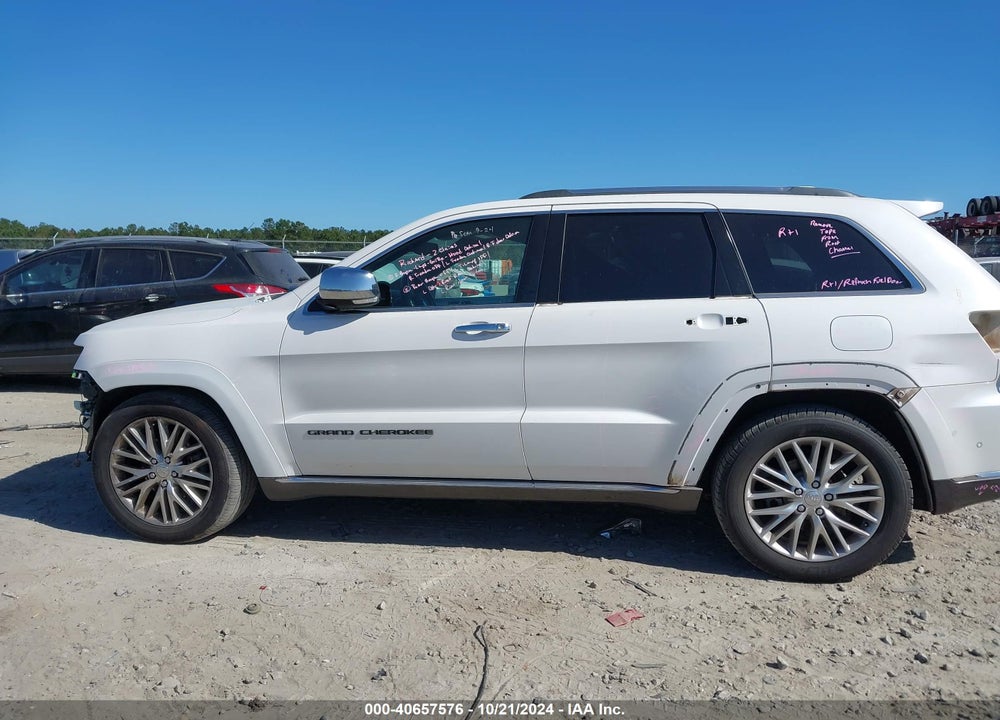 2017 JEEP GRAND CHEROKEE SUMMIT 4X4 VIN: 1C4RJFJT0HC723809