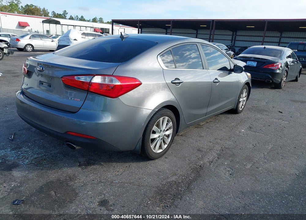 2015 KIA FORTE EX VIN: KNAFX4A80F5344714