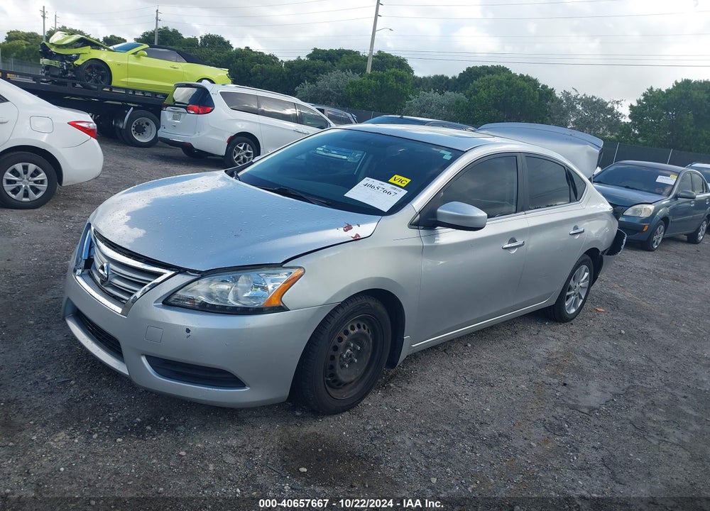 2015 NISSAN SENTRA SV VIN: 3N1AB7AP1FY232871