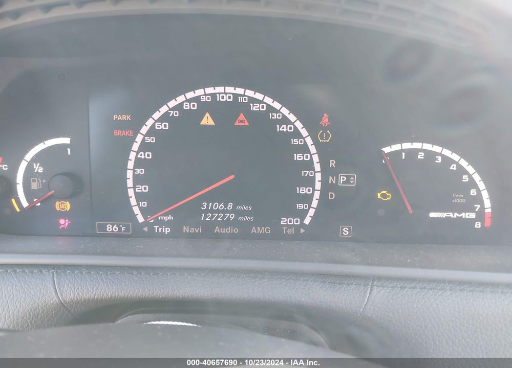 2008 MERCEDES-BENZ CL 63 AMG VIN: WDDEJ77X18A011566
