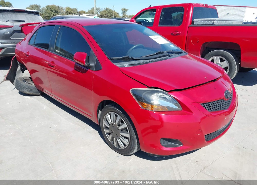 2011 TOYOTA YARIS VIN: JTDBT4K31B4081116