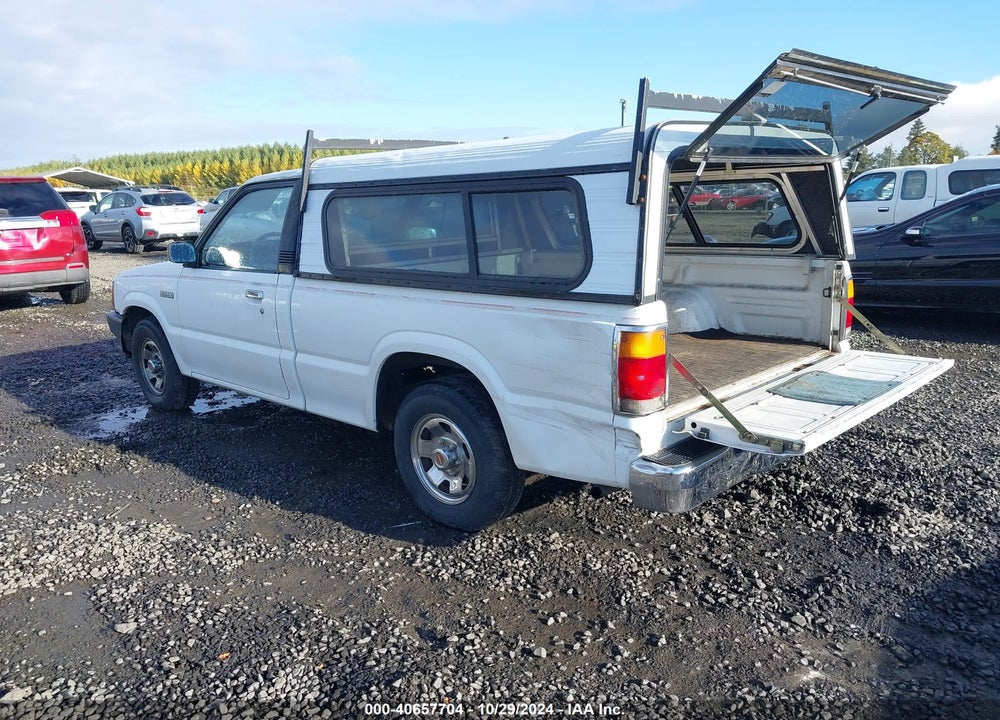 1990 MAZDA B2200 SHORT BED VIN: JM2UF1132L0856950