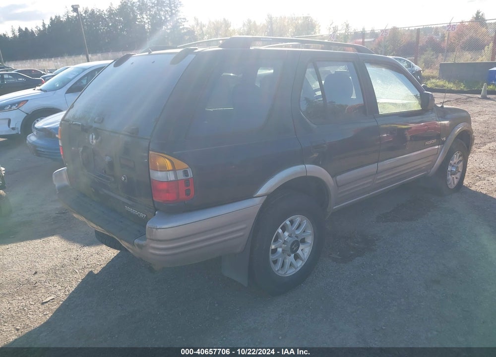 2000 HONDA PASSPORT EX/LX VIN: 4S6DM58W8Y4418616