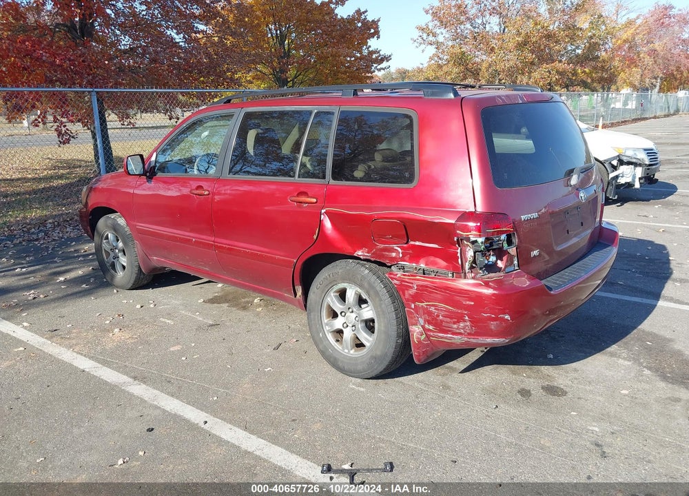 2005 TOYOTA HIGHLANDER V6 VIN: JTEDP21A850089061