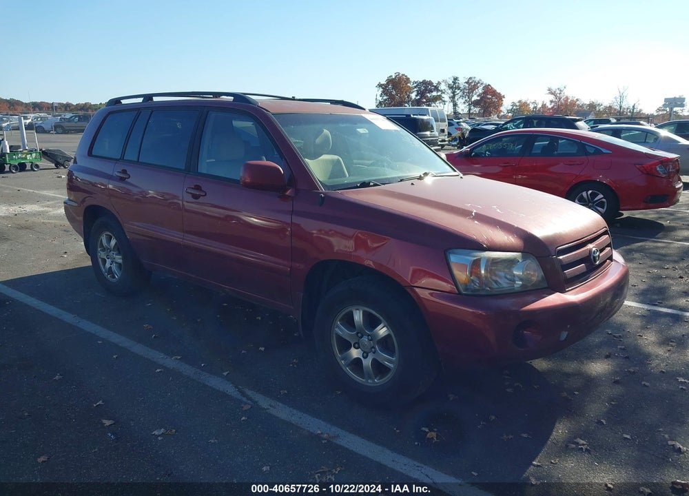 2005 TOYOTA HIGHLANDER V6 VIN: JTEDP21A850089061