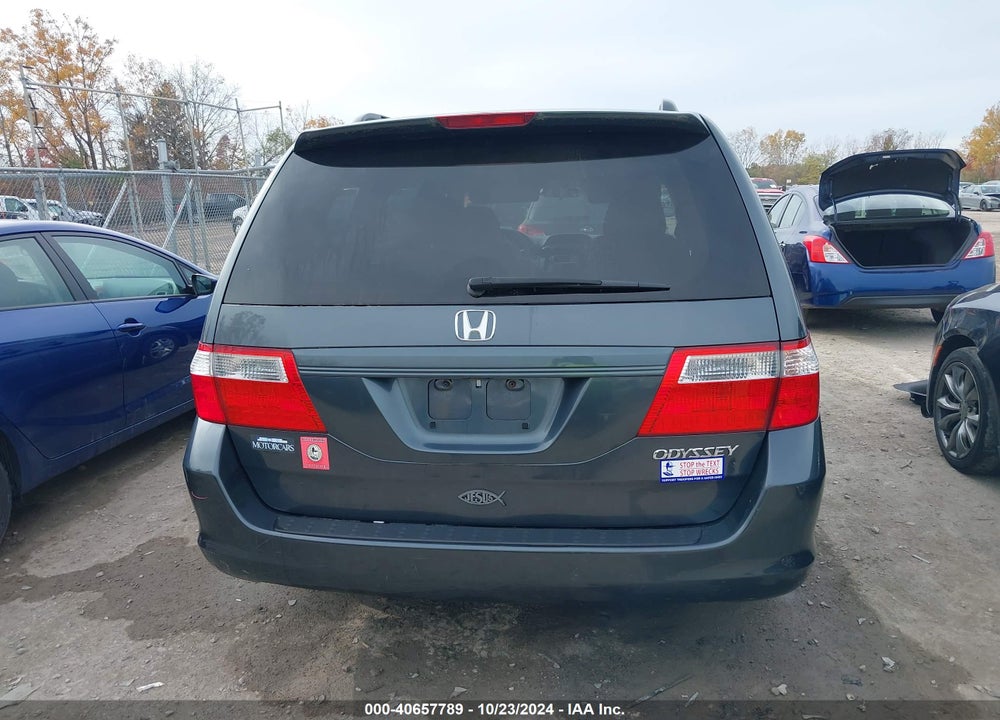 2005 HONDA ODYSSEY EX VIN: 5FNRL384X5B088135