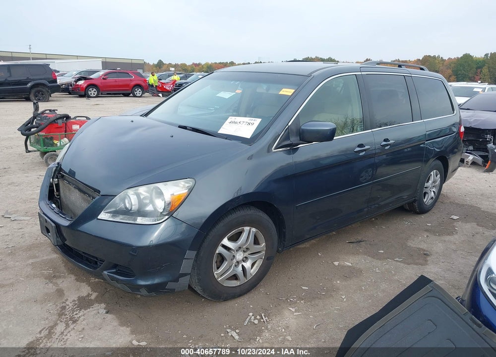 2005 HONDA ODYSSEY EX VIN: 5FNRL384X5B088135