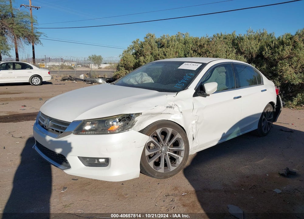 2015 HONDA ACCORD SPORT VIN: 1HGCR2F57FA139497