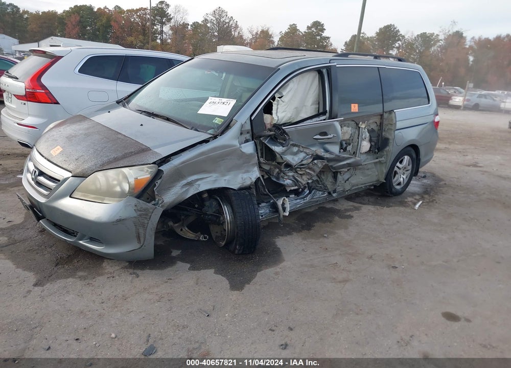 2007 HONDA ODYSSEY EX-L VIN: 5FNRL38797B093470