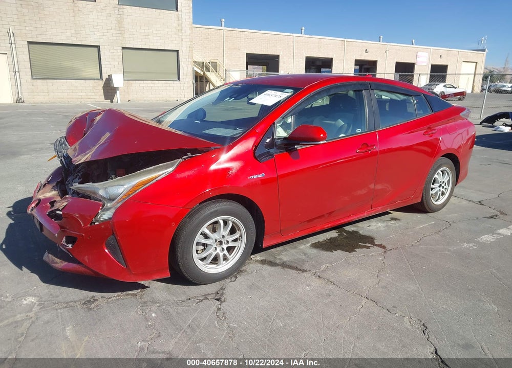 2017 TOYOTA PRIUS THREE VIN: JTDKARFUXH3537781