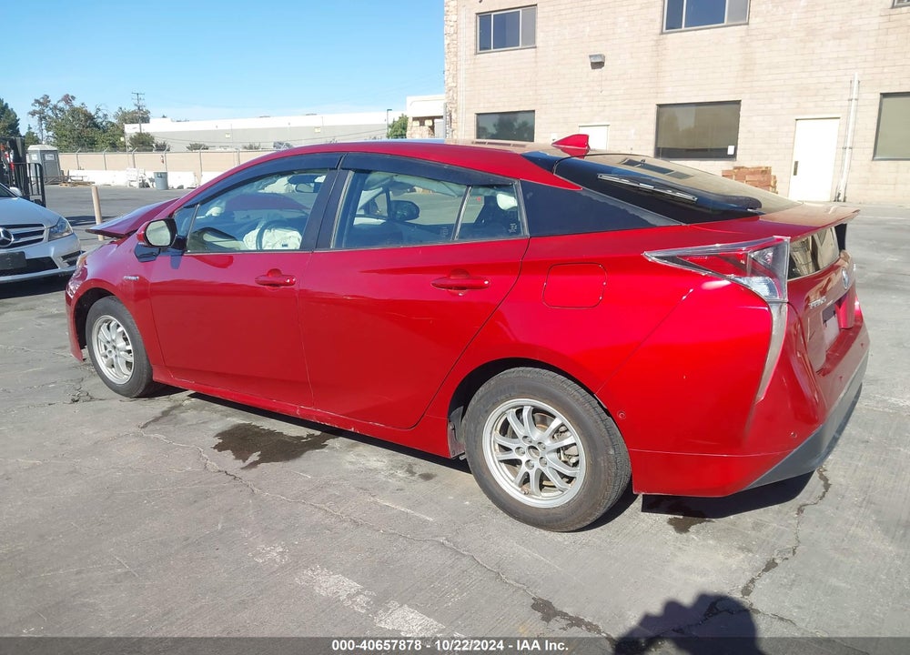 2017 TOYOTA PRIUS THREE VIN: JTDKARFUXH3537781