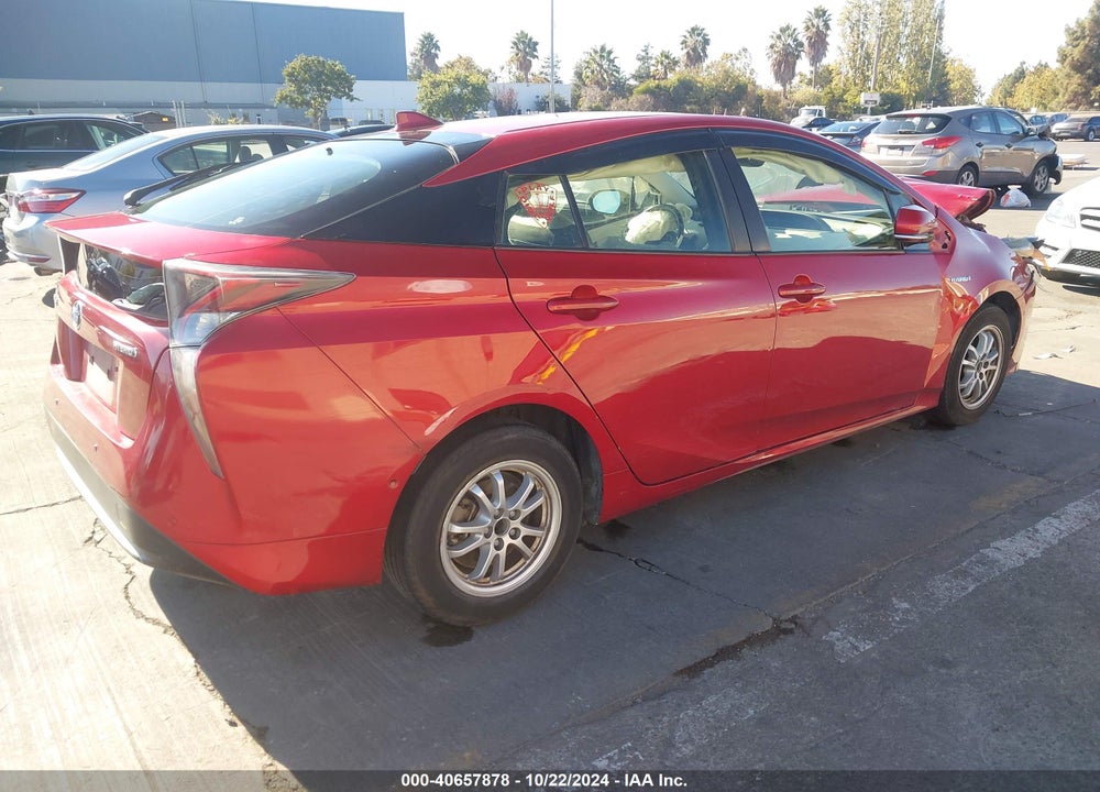 2017 TOYOTA PRIUS THREE VIN: JTDKARFUXH3537781