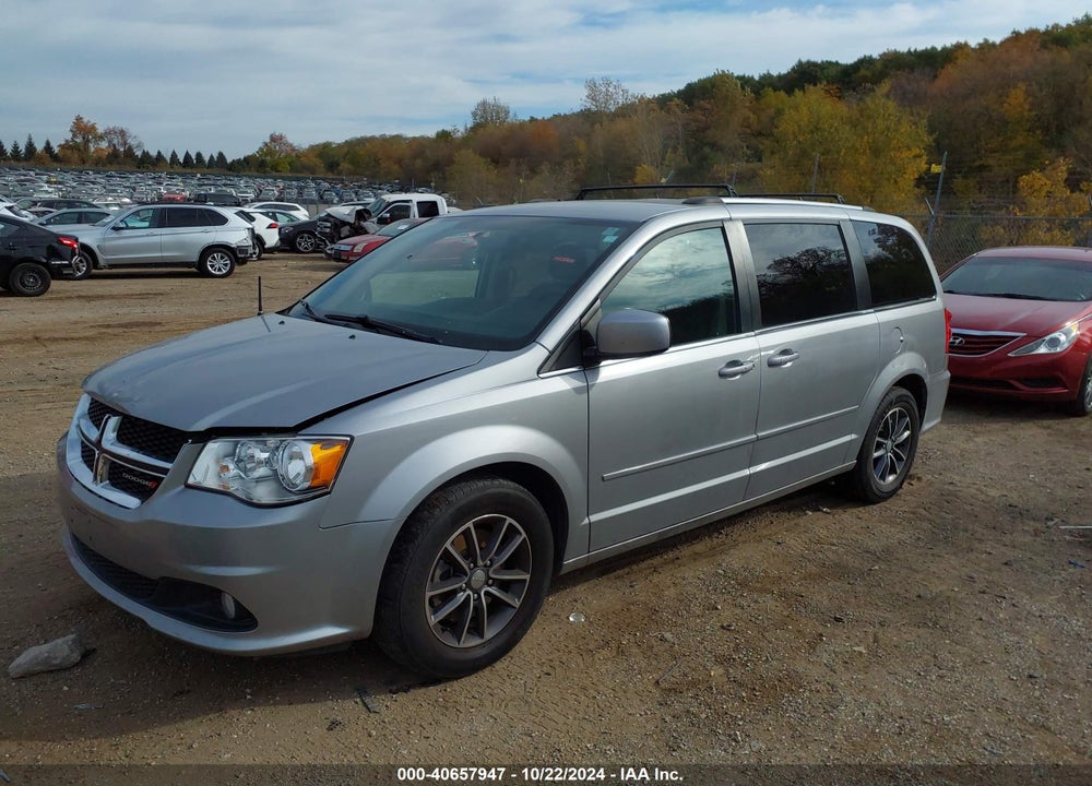2017 DODGE GRAND CARAVAN SXT VIN: 2C4RDGCG2HR677291