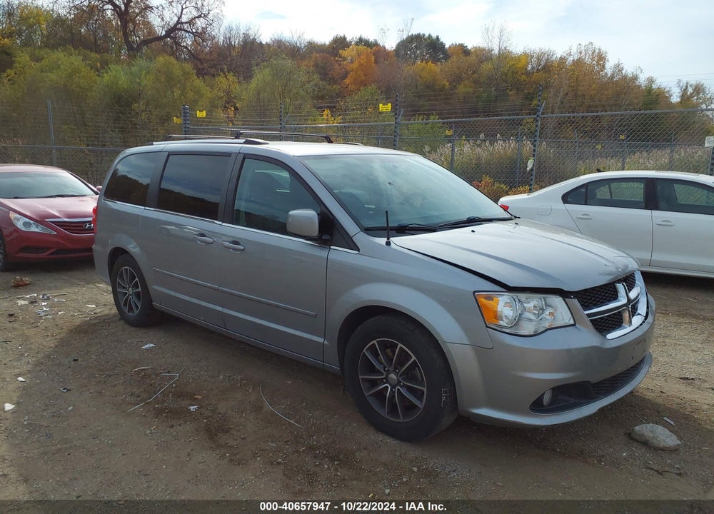 2017 DODGE GRAND CARAVAN SXT VIN: 2C4RDGCG2HR677291
